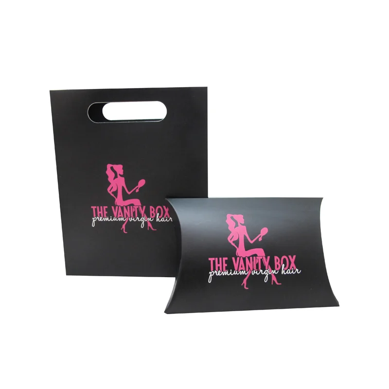 Плетеная упаковочная подушка для париков Индивидуальная коробка наращивания