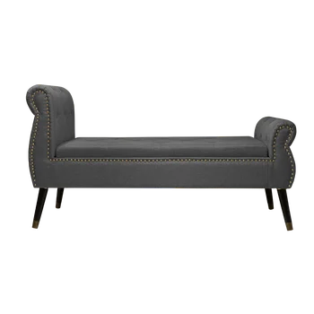 Luxurious Multi Functional Soft Sofa Storage Ottoman With Arm Rest