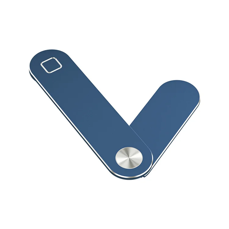 Aluminium Computer Accessories Folding Magnet Bracket Mobile Cell Phone Stand Stick To Laptop Side Mount Holder