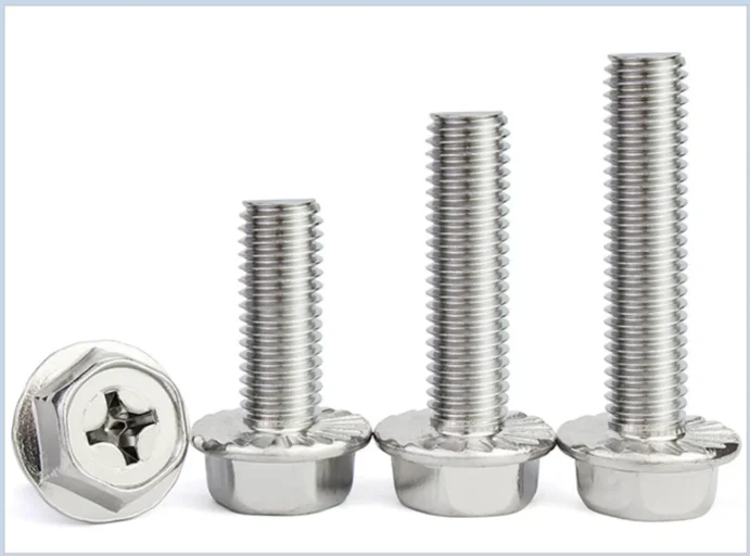 product customer favorite hex cross recessed screws serrated flange bolts metric m8 bolts cross recessed hexagon flange bolts-62