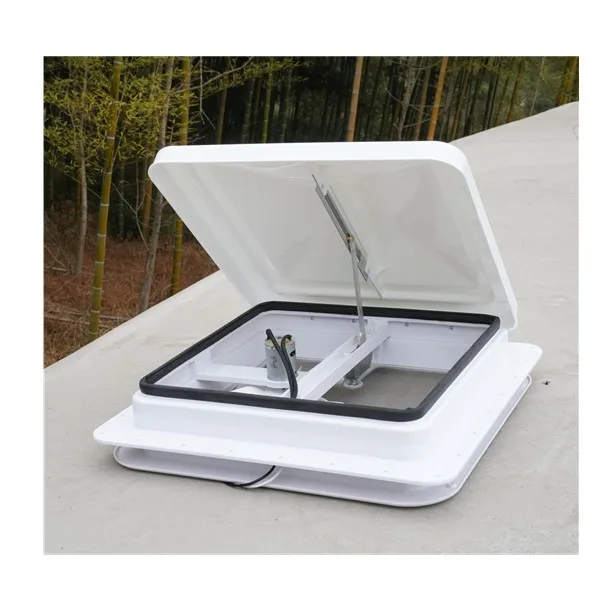 Rv Caravan Camper Van Roof Vent Cover With Fan Camper Dome Part With Electric Exhaust Fan Rv