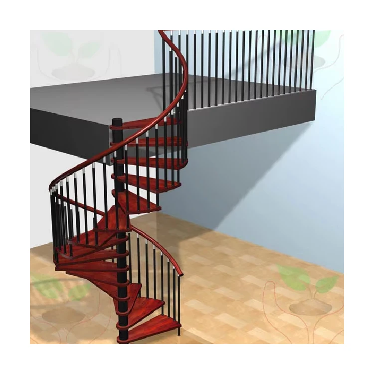 Black Steel Wood Straight Staircase with Timber Steps Indoor Villa Contemporary