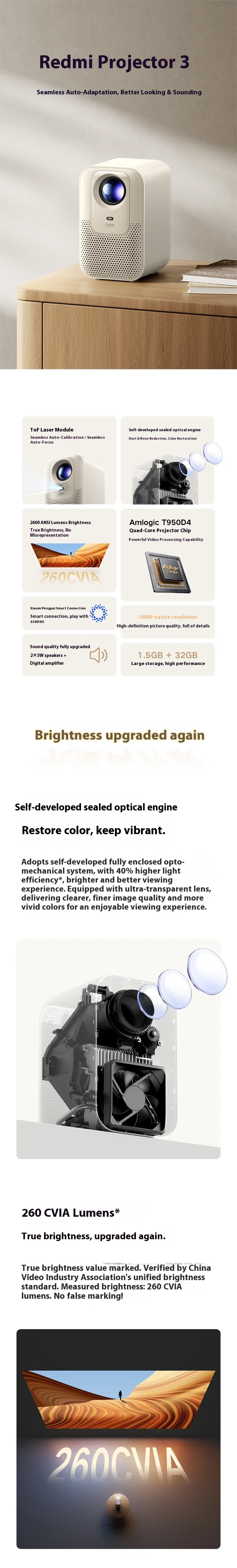 Redmi Projector 3  manufacture