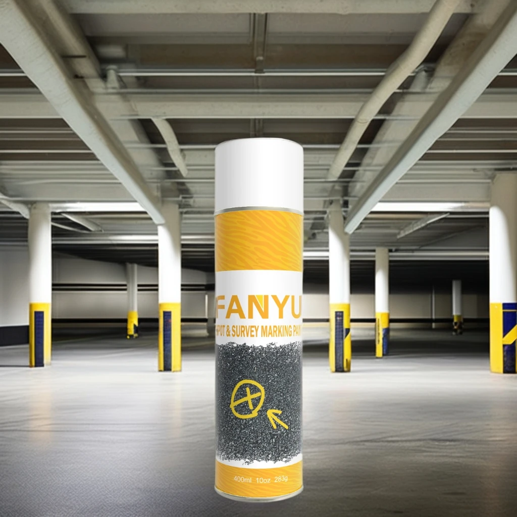 750ml Temporary Solvent-Based Parking Lot Line Marking Spray Paint for Road and Spot Survey Marking