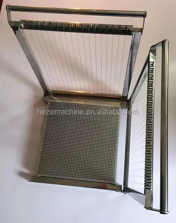 Machine Cutting Chocolate Bars Guitar Cutter