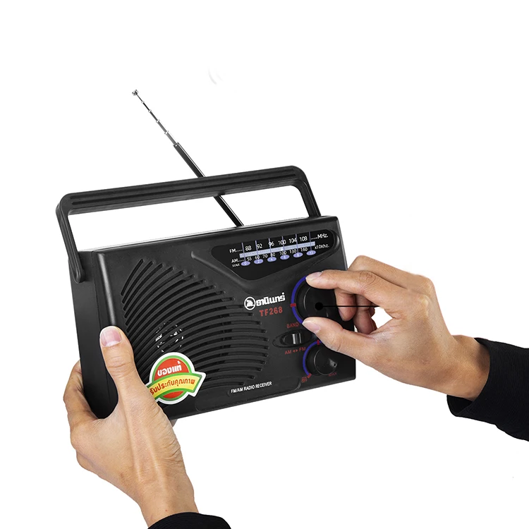 New Arrival Factory Custom Classic Design Vintage Wide Frequency Response Range Weather Am Fm Radio Portable