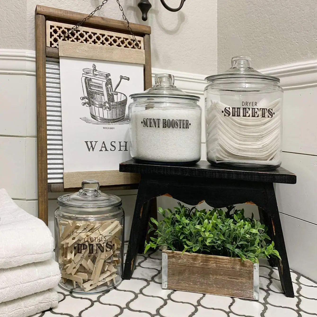 Laundry Room Organization and Printable Laundry Room Labels - The Idea Room