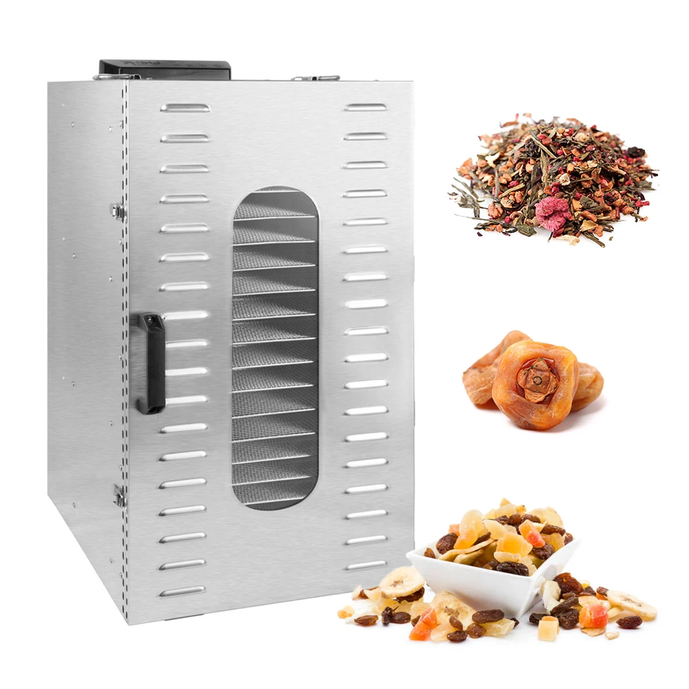 16 Trays Mini Commercial Small Scale Pineapple Tomato Potato Mango Vegetable Fruit Electric Food Dehydrator Australia Price