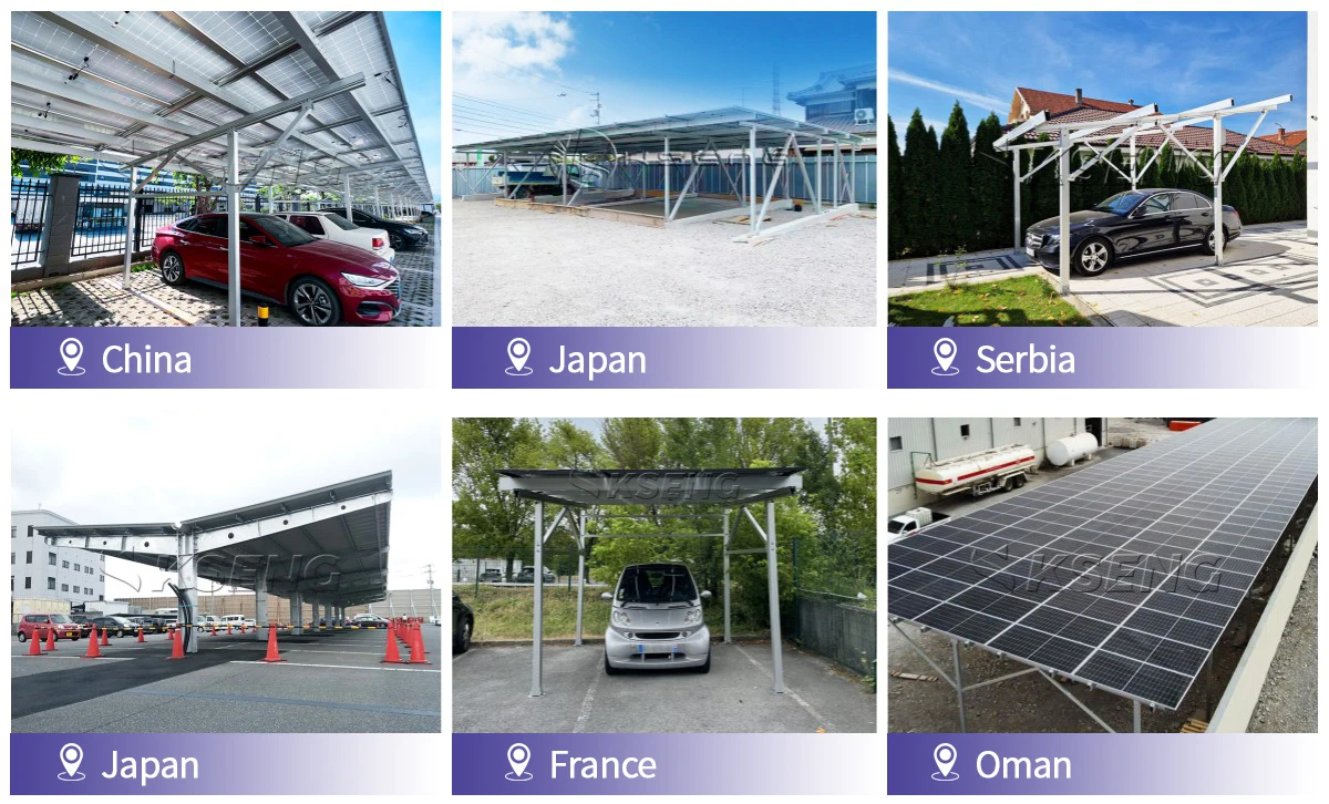 Waterproof Solar Carport Aluminum Residential Solar Carports Solar ...