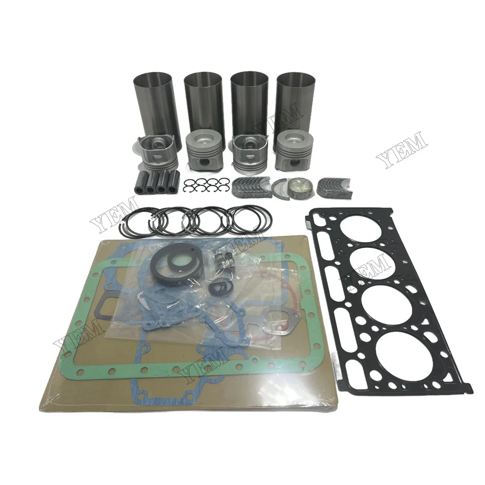 Overhaul Rebuild Kit for Kubota V2003-M-DI Engine Bobcat Skid Steer S185 S175 Excavator 337D 341D