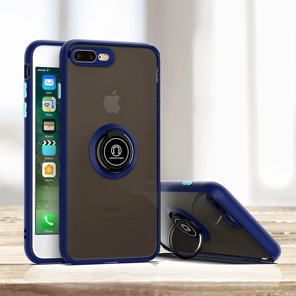 Simple Style Shock Proof Hybrid Armor Case for Apple iPhone 8 Phone Cases
