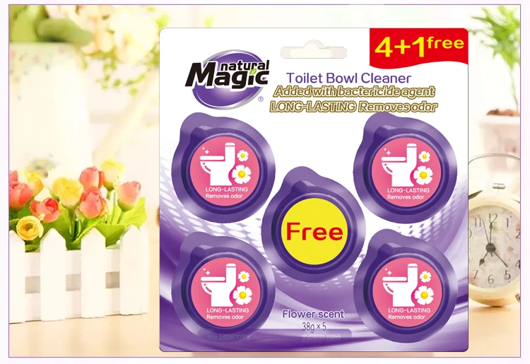 38g Mgic Brand High Quality Toilet Cleaner Blocks Deodorizer Toilet
