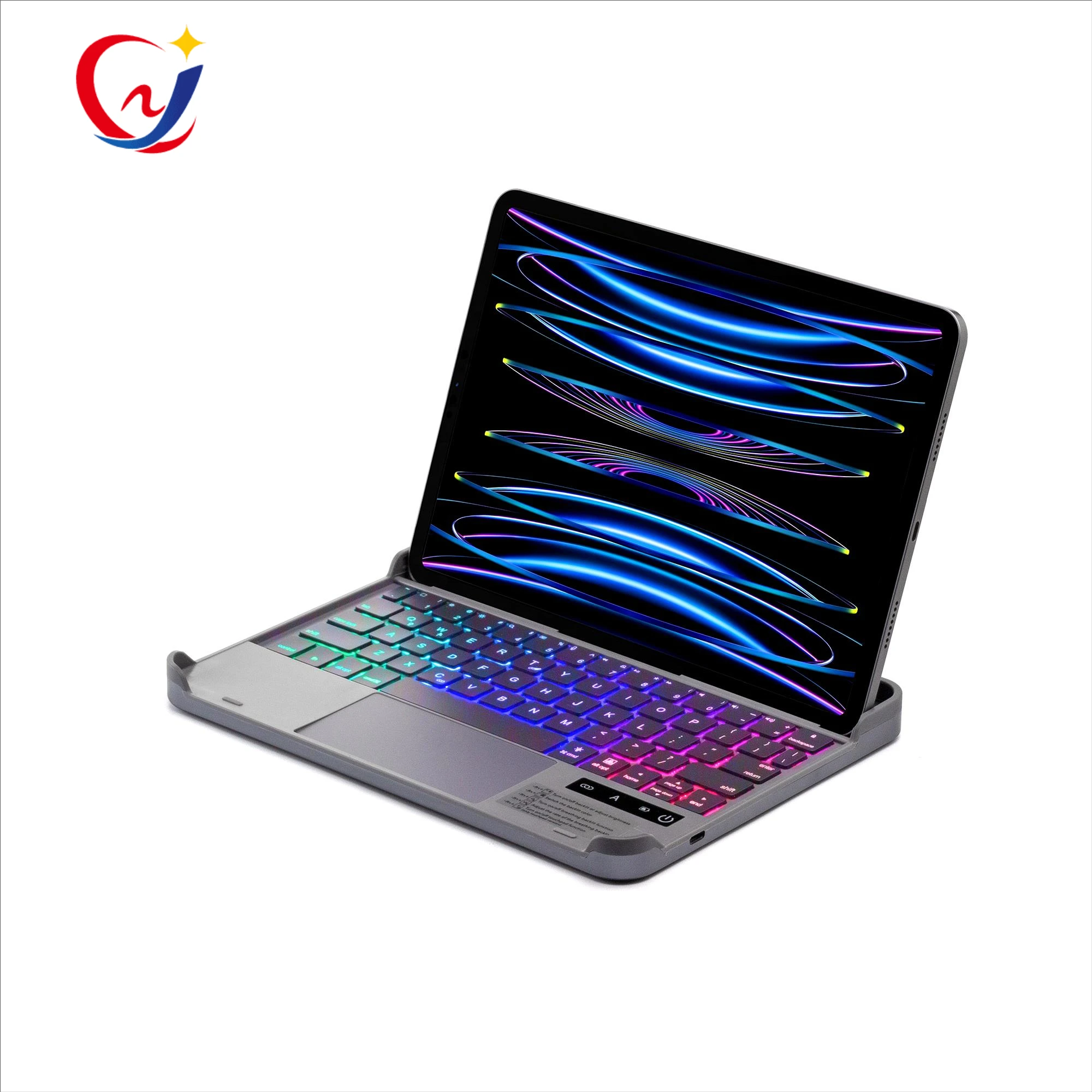 Beautiful Backlit Smart Wireless Keyboard for iPad Pro 109 11 2020 with Pencil Slot