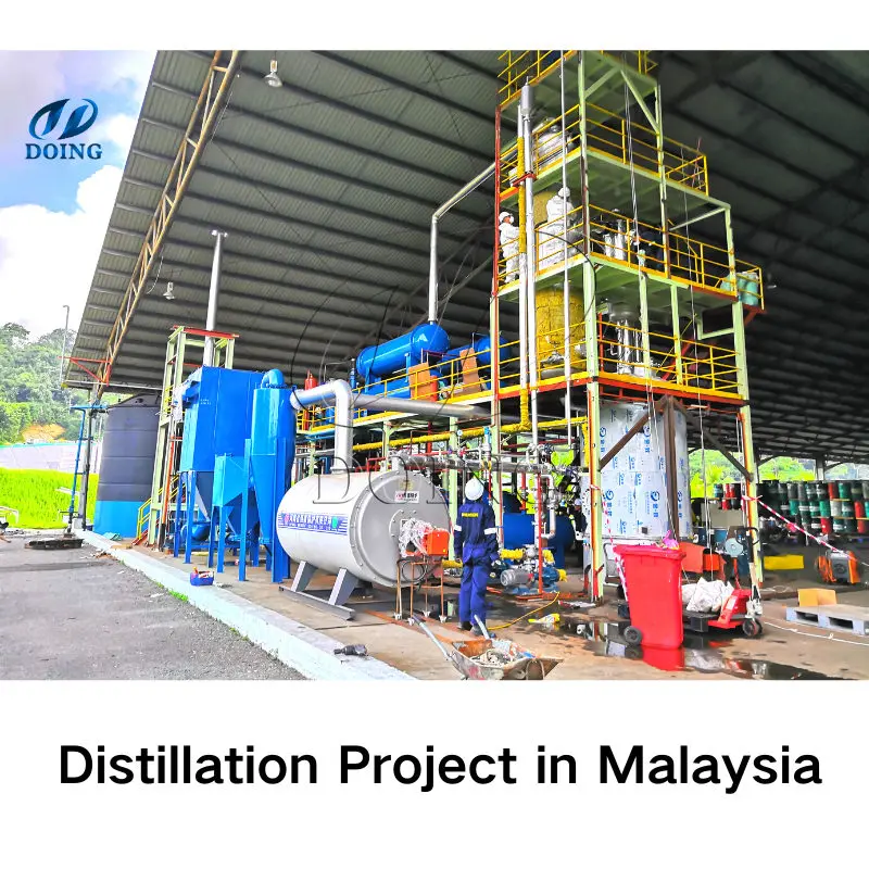 Upgraded Waste Oil Recycling Technology Transformer Oil Purification Plant to diesel Machine