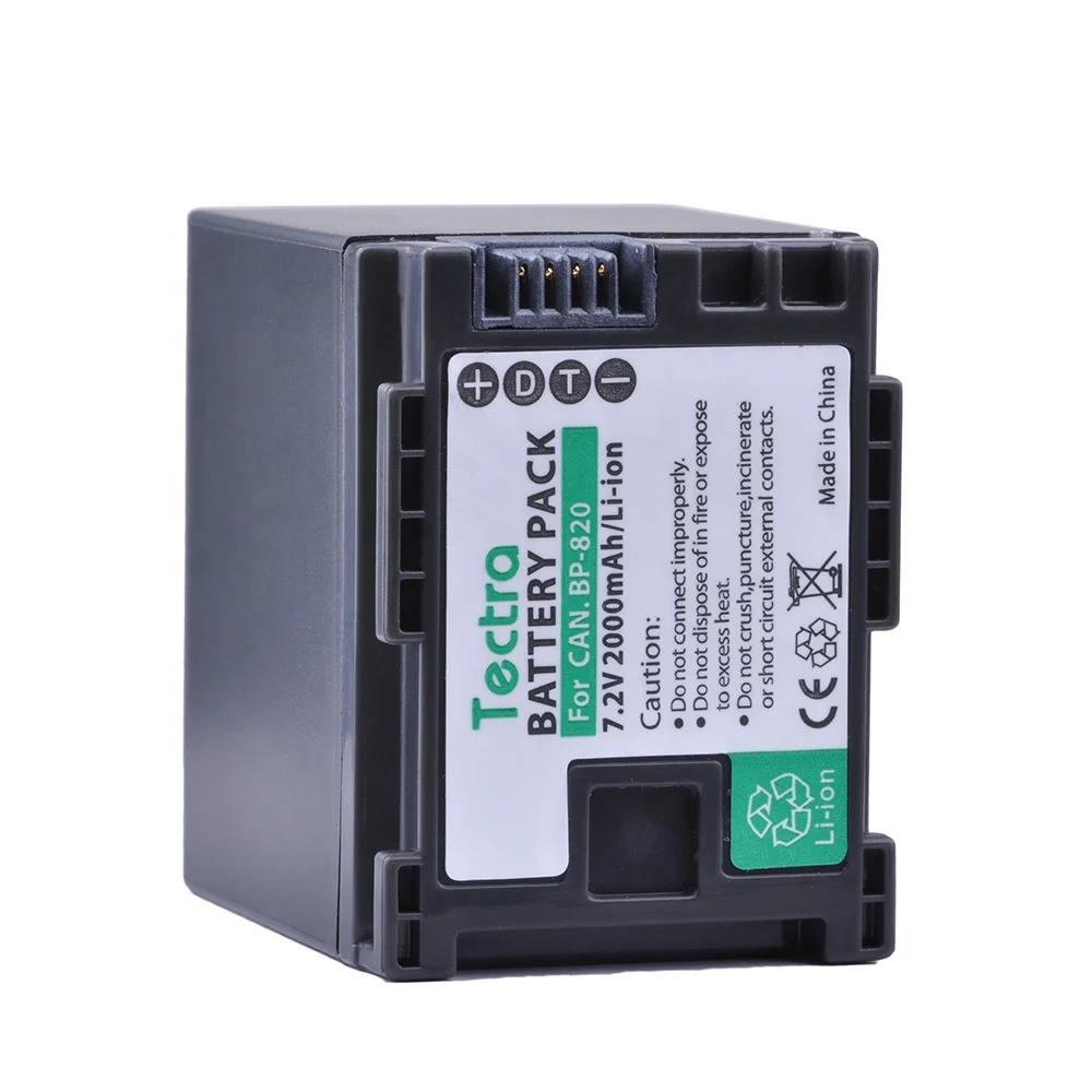 キヤノン XA20 XA25 HF G30 M30 M31 M40用カメラバッテリー BP-820 BP
