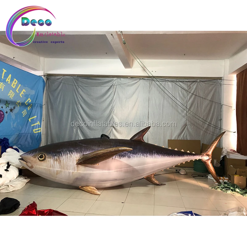 Custom Inflatable Fish Model Inflatable Tuna Fish for Advertising