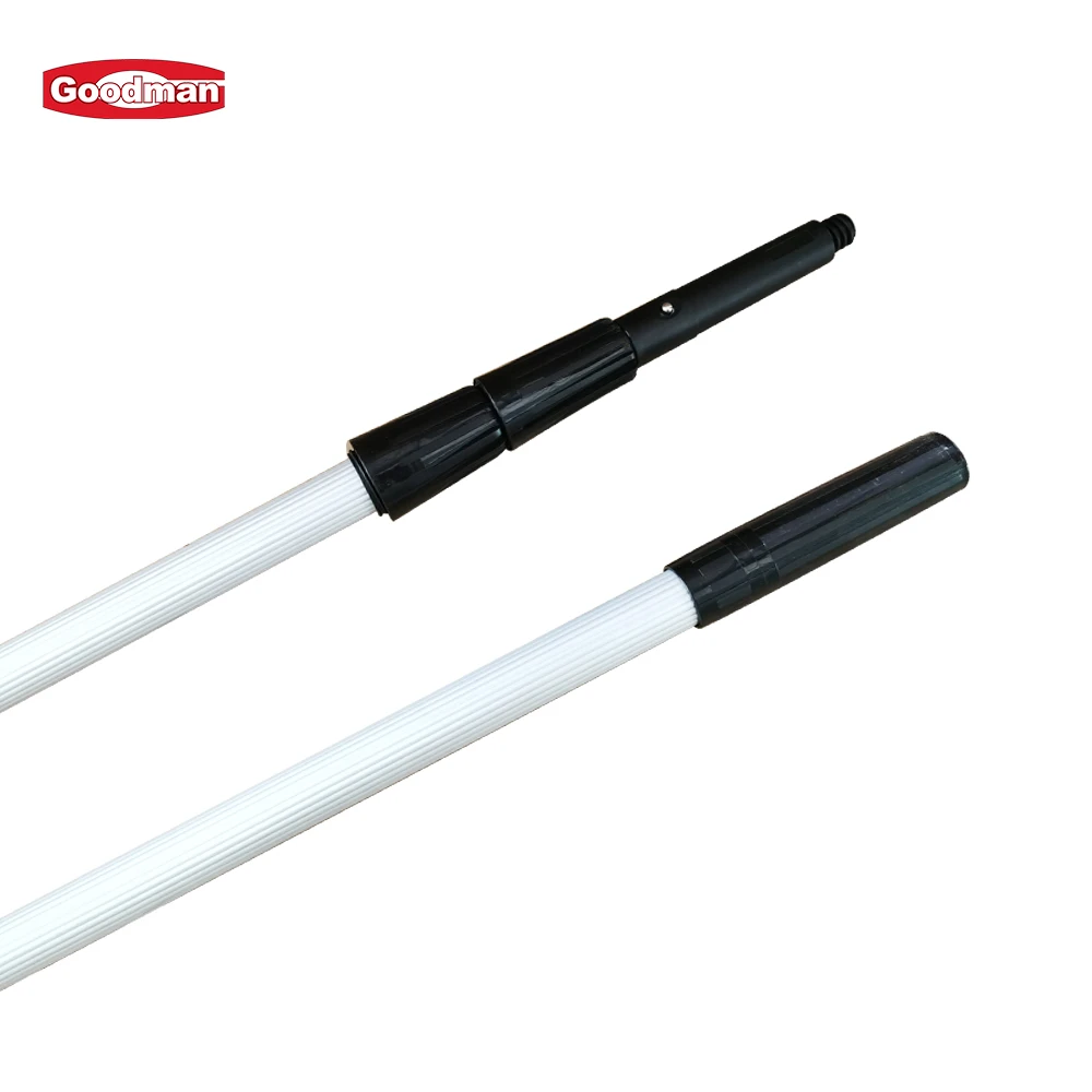 Professional janitor supplies high rise window cleaning tool aluminum telescopic pole details