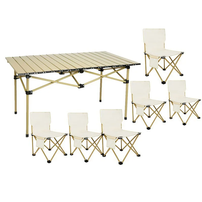 Cheap Outdoor Furniture Portable Roll Up Aluminium Heavy Duty Folding