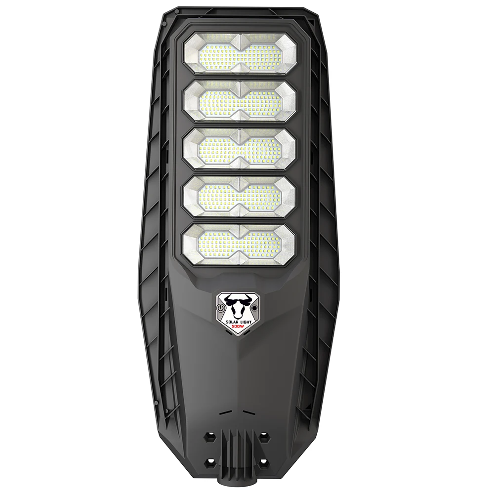 Smart Solar Lighting Lamp 300W 400W 500W 600W Radar Motion Sensor Integrated Solar Street Light