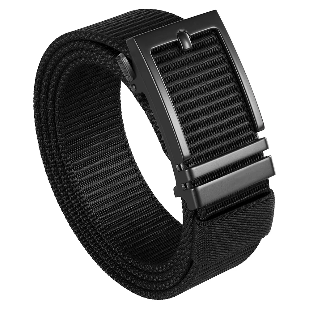 Adjustable Durable Multifunctional Wear-resistant Nylon Web Tactical Belt with Automatic Slide Buckle Ratchet Belt