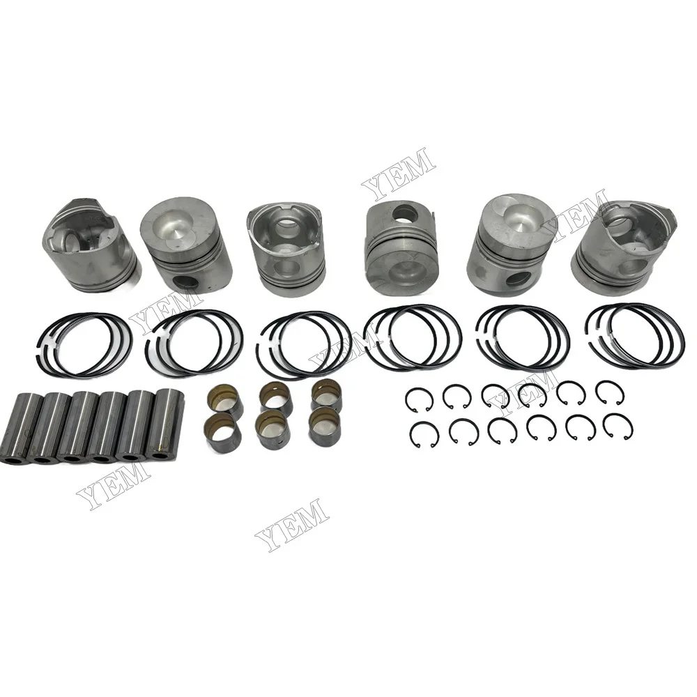 Piston Kit Fit for Mitsubishi 6D14 Engine 2