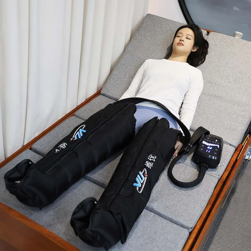 Система за възстановяване на атлети – 8-камерен динамичен компресионен масажер за краката