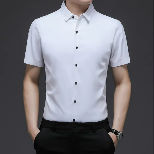 Camisa De Manga Corta A La Moda Para Hombre,Ropa Fina Sólida De  Verano,Camisa De Estilo Ejecutivo Coreano,Ajustada,Nueva - Buy Snoopy T  Camisas,3d T Camisa,T Camisa De Los Hombres Product on Alibaba.com