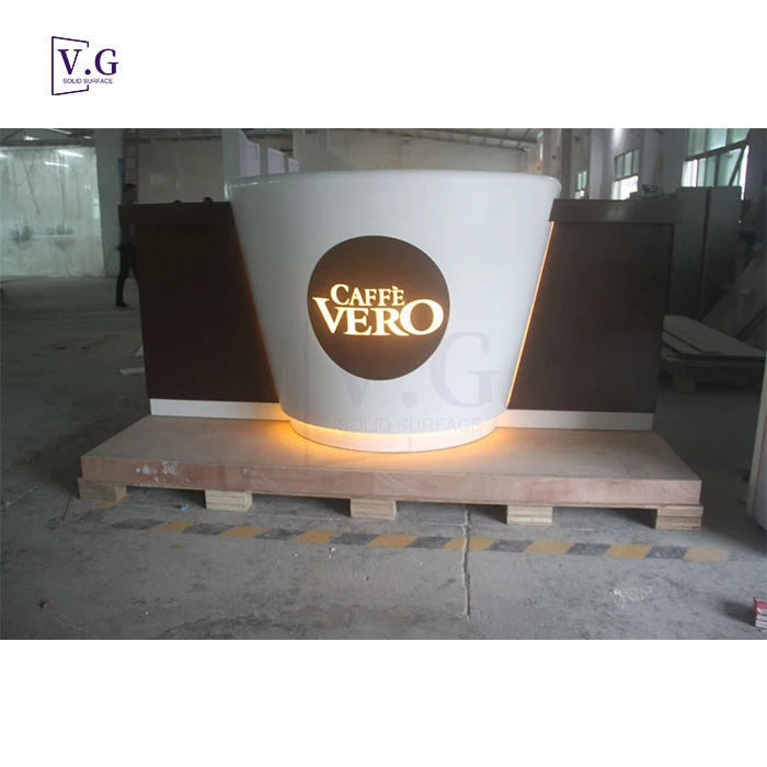 Design Ideas Bar Counter Top Custom Stone Led Lighted Onyx Granite Modern Nightclub Disco Pub Dj Wine Restaurant Bar Furniture