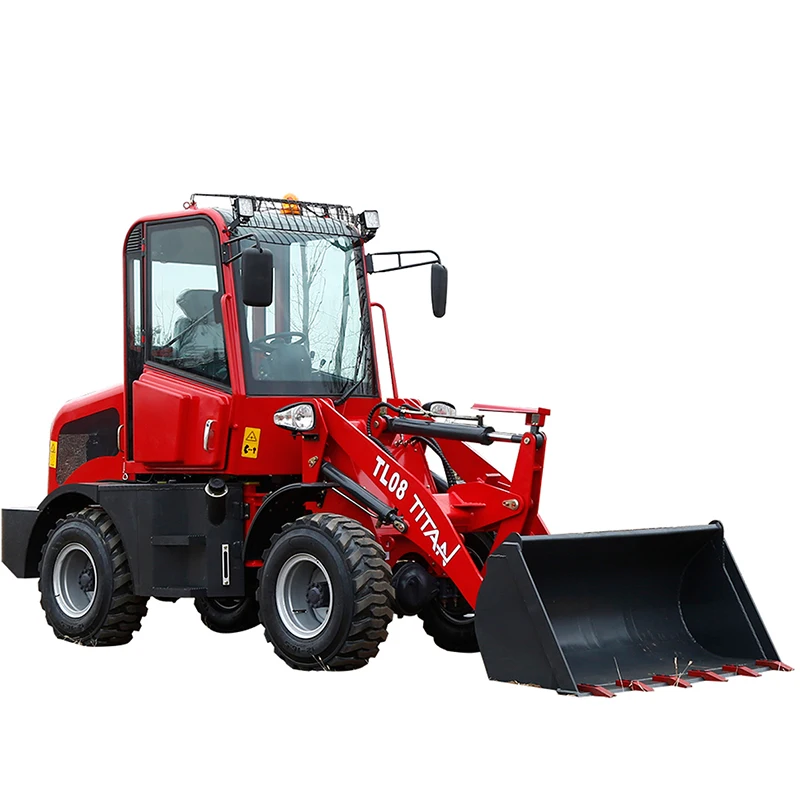 Factory Direct 1.2 Ton Wheel Loader Hoflader K Loader Radlader Front Loader with Engine Motor Pump Gearbox for Farm Work