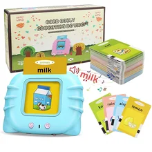 GT Kids early learning cognitive cards alphabet abc English arabic french spanish flash cards talking flash cards learning toys