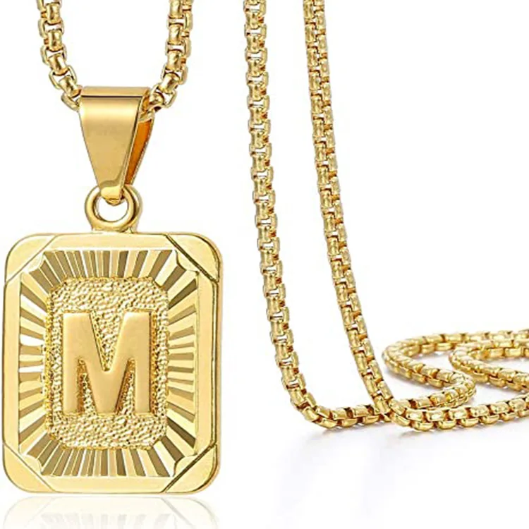 Initial Pendant Necklace 