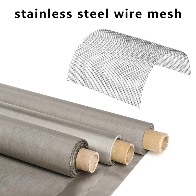 304 Stainless Steel Woven Wire Mesh Wire Mesh Window Screen Mesh Prevent Mouse Mice Snakes