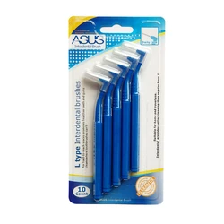 Одноразовая межзубная щетка L-типа для ухода за полостью рта