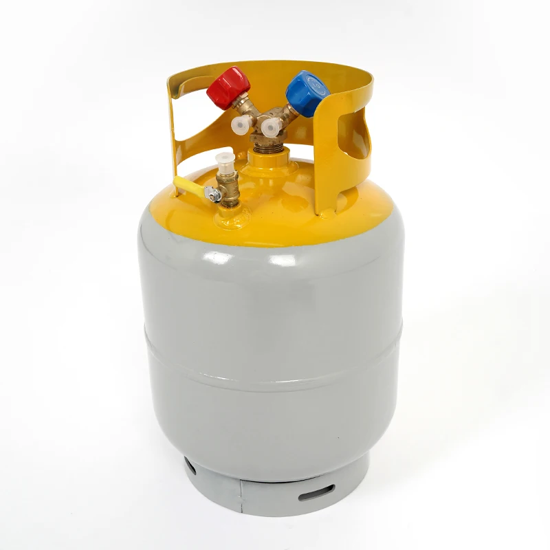 High-quality air Conditioning Refrigerant Recovery tank with Safety Valve - Suitable for R134a, R22 and R407C Gas