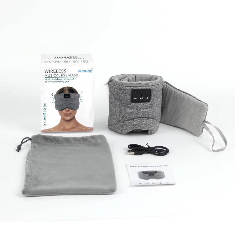 Comfortable And Soft Fabric Bluetooth Eyemask 3d Bluetooth Sleeping