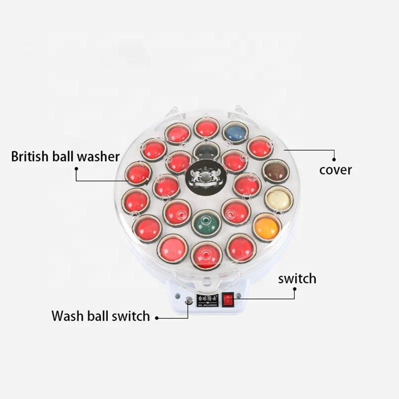 2 in 1 Double Function Snooker and Pool Ball Automatic Electronic Washing Cleaner Machine