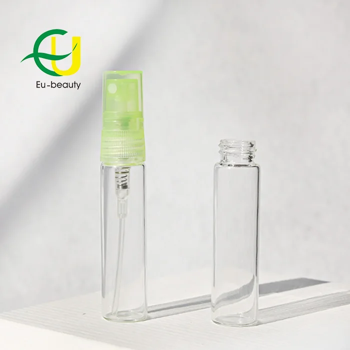 Design 5ml clear Perfume Bottles Sample Glass Spray Bottle Perfume Tester