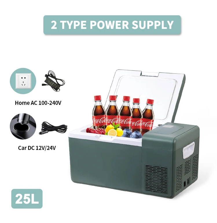 Popular Mini Fridge 25L Camping Refrigerator Car Home Mini Freezer