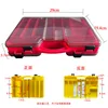 Double-sided portable box red-luya box
