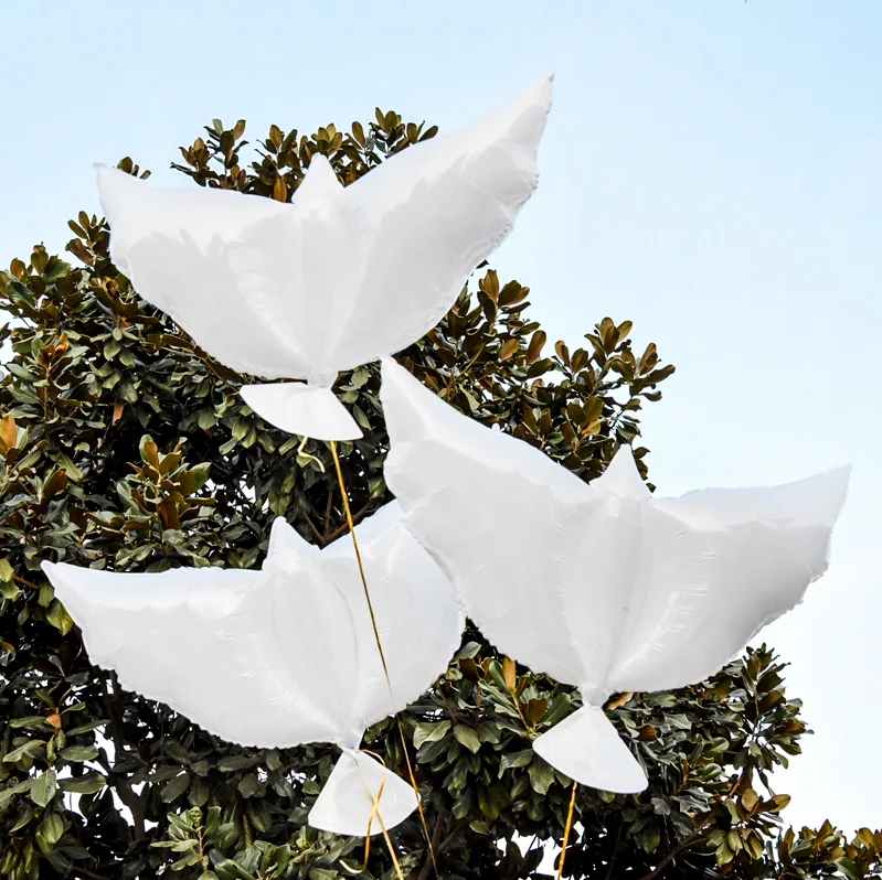 1PCS Flying Pigeon Bird Animal Helium Balloons 41inch Peace Dove Wedding Xmas JB 