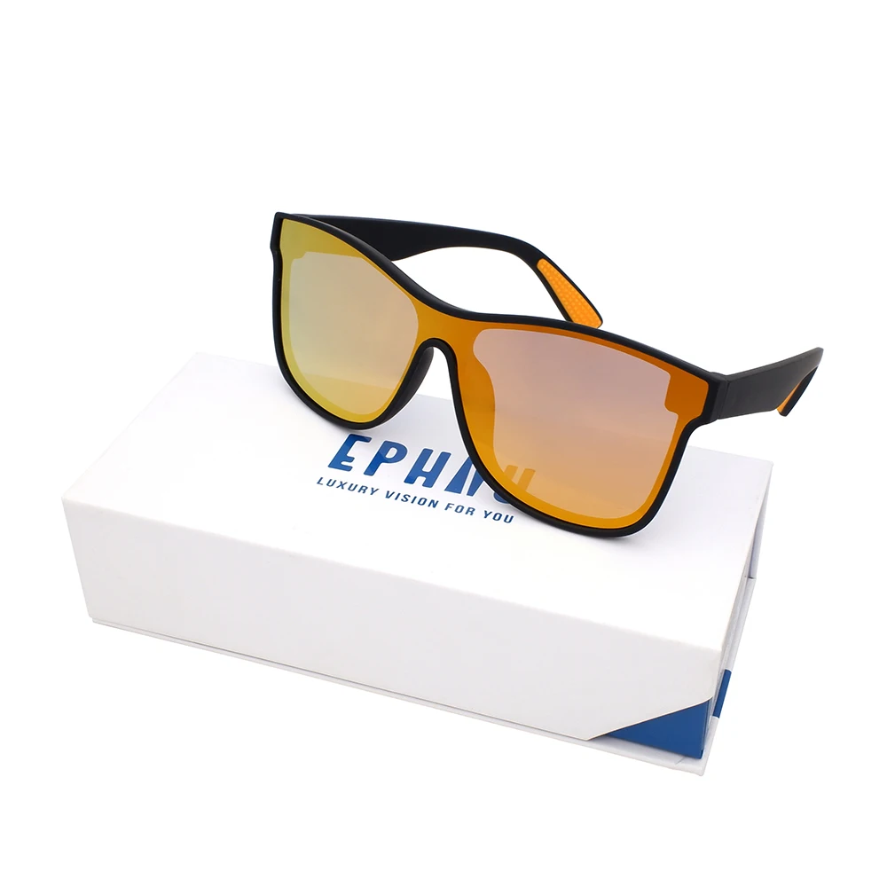 High Quality Fashion One-pieces Polarized Designers Glasses Woman Supplier Sunglass Logo Custom
