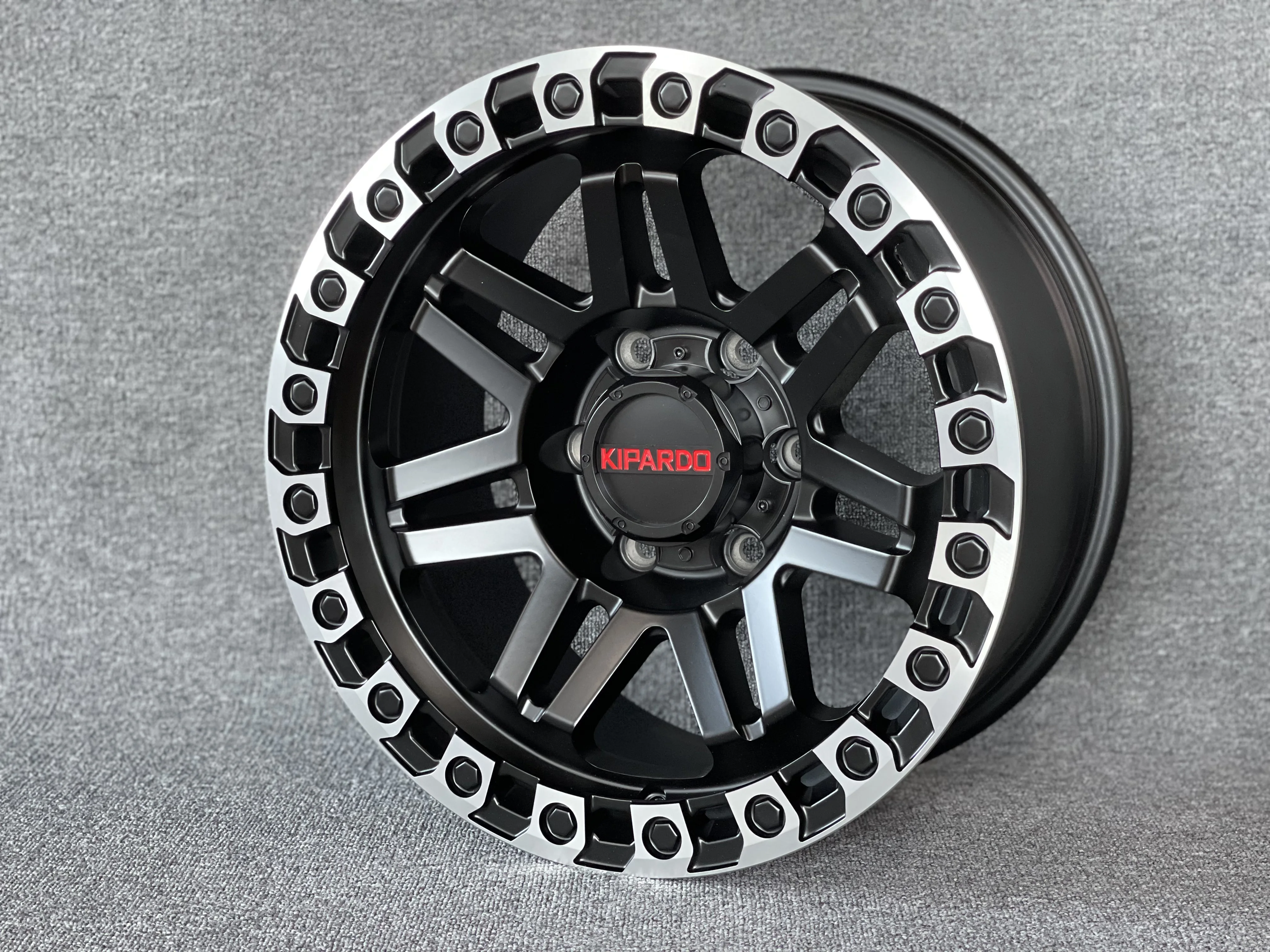 KIPARDO Offroad Wheel 17X9 Rines 4X4 Rims 6X139.7 for Truck R17 Alloy ...