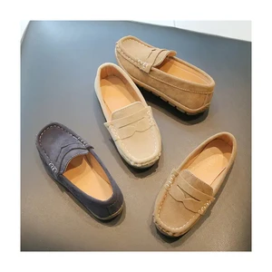 Flat Children's Designer Dress Shoes Wholesale Classical Kids Formal Shoes Girls Boys Latest Slip-On Baby Dress Shoes Footwear