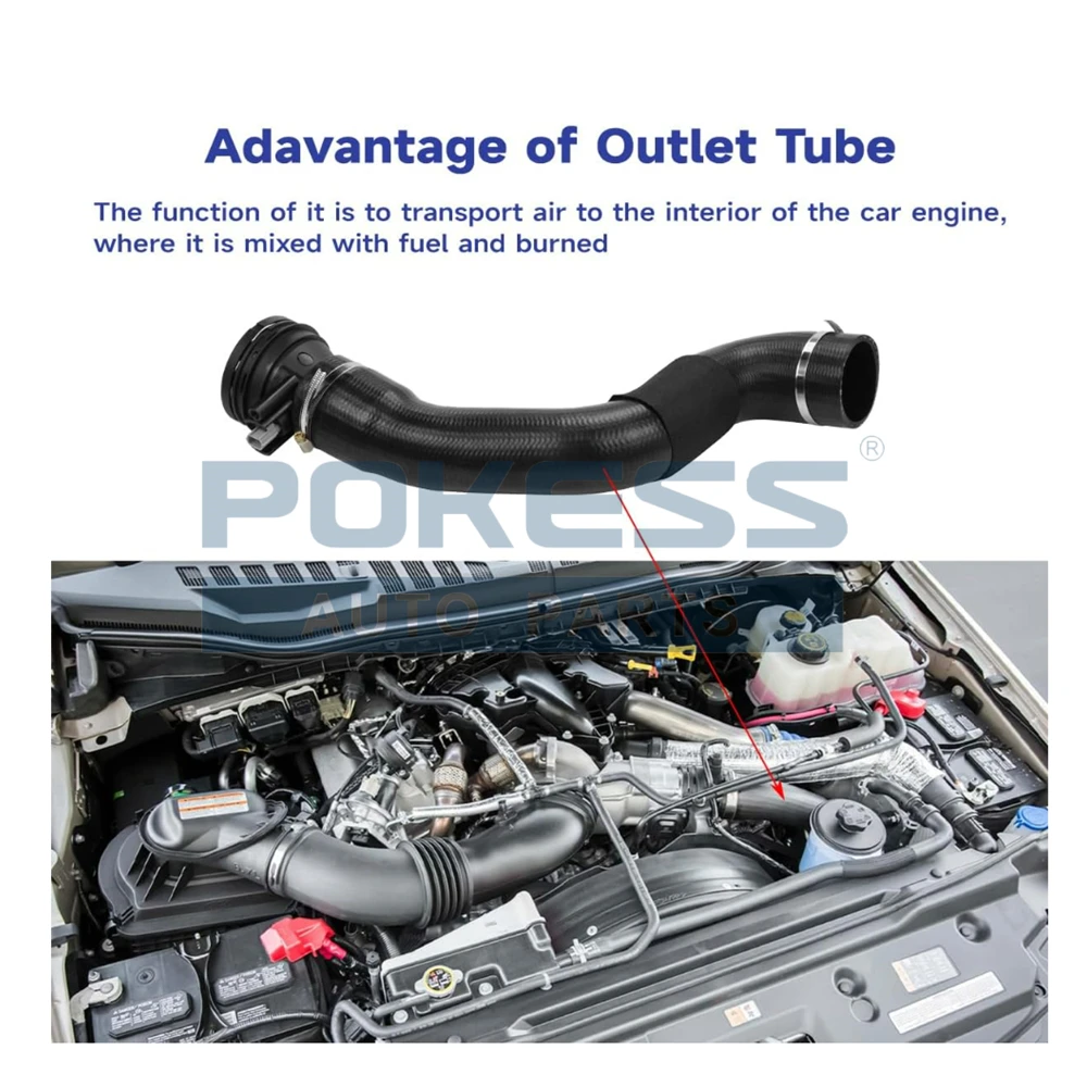 HC3Z6F073A HC346F073AH HC3Z6F073B 5755963 Engine Air Intake Hose for F... — 4
