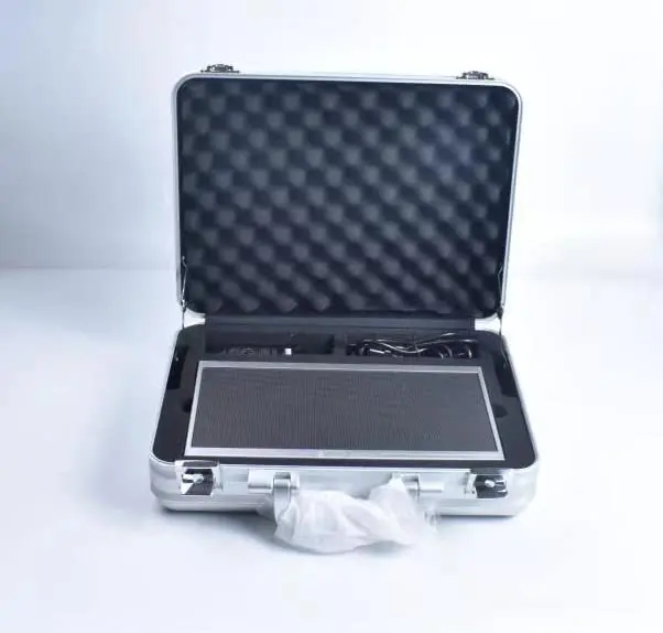 Metal Briefcase Attache Aluminum Toolbox Hard Carry Cash Case Notebook Briefcase Toolkit with Sponge