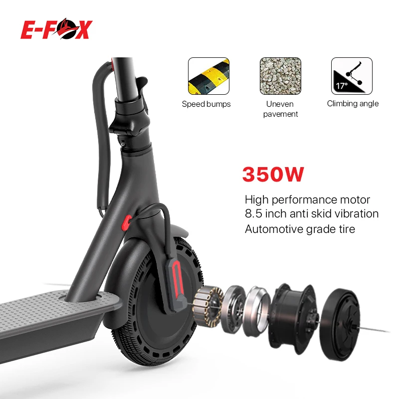 EU Warehouse Electric Scooter Electric 8 inch Wheel Electric Scooters Adult 2 Wheel 350w buy electric Scooter