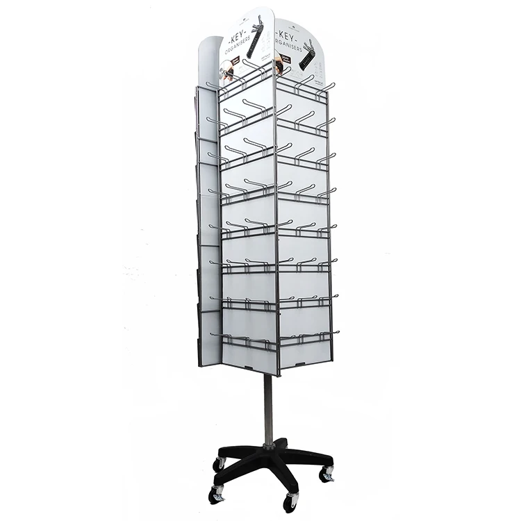 Commercial Metal Comb Shelving Multi-Layer Display Rack for Wet Brush Collection & Retail Exhibition