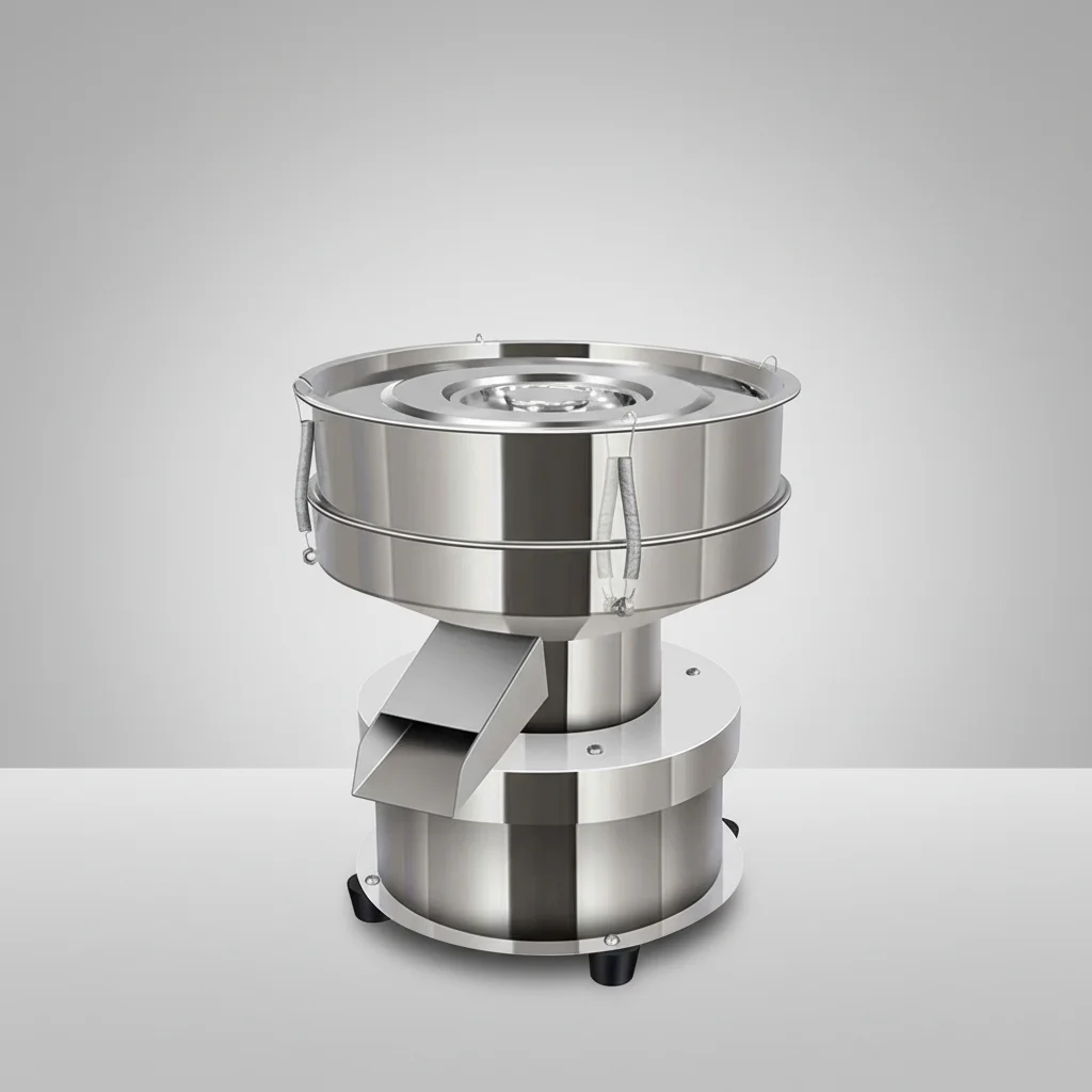 TEBAK 100-400 Mesh Stainless Steel Circular Vibrating Screen Flour Powder Food Filter Sifting Machine