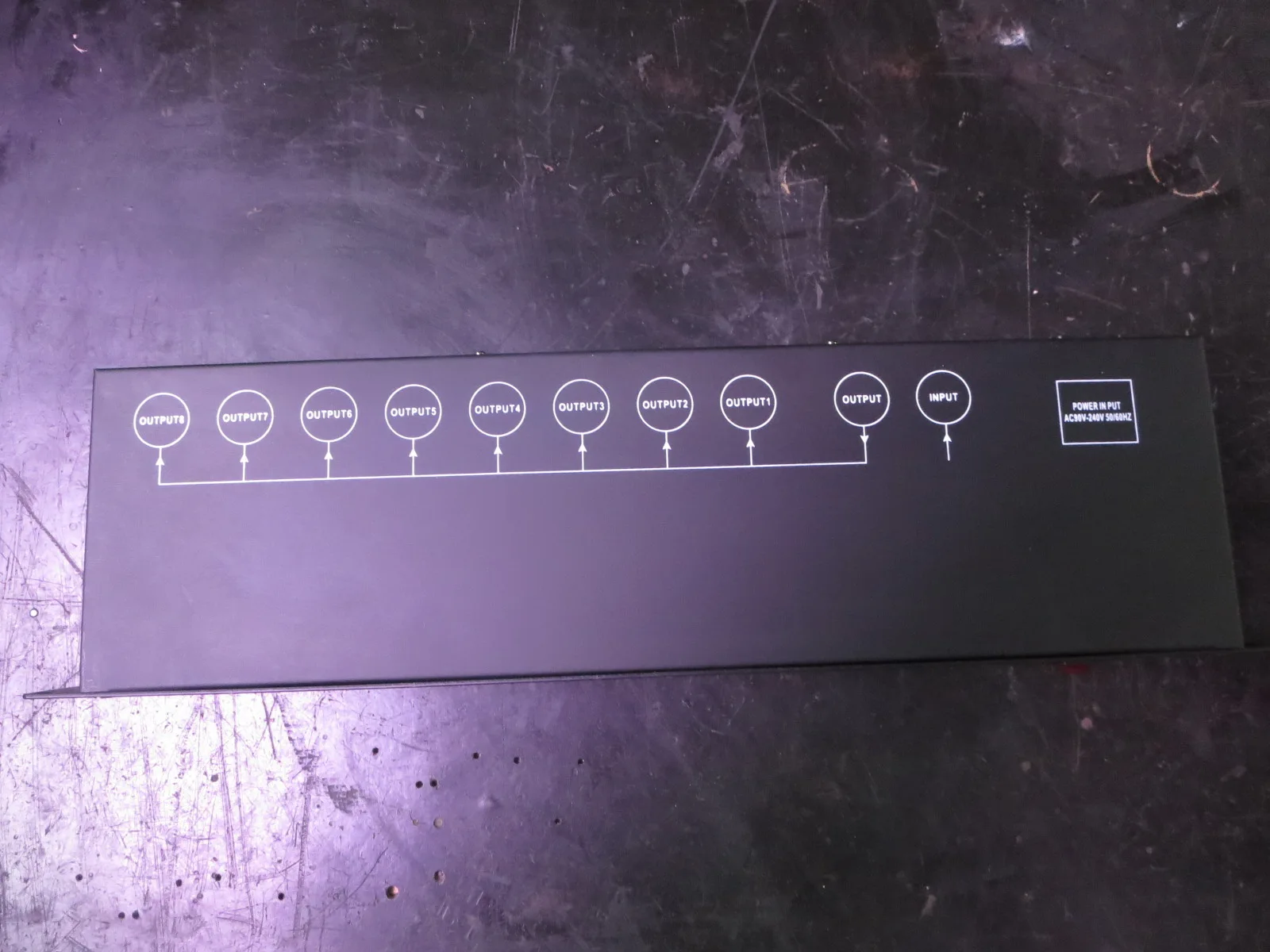 8CH DMX Splitter 512 Light Controller Stage Effect Light Controller