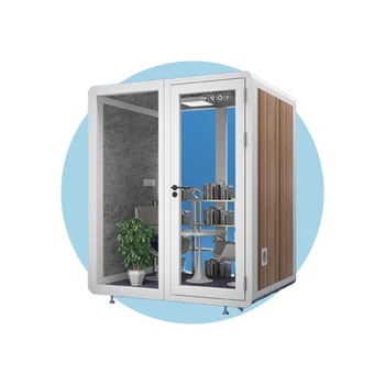 Custom Inside Sound Insulation Soundproof Pod Vocal Silent Room Studying Privacy Soundproof Office Phone Telephone Booth